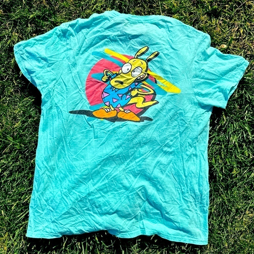 Nickelodeon Rocko’s Modern Life 90’s Cartoons T Shirt Adult Medium Summer